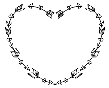 Sello de madera Love