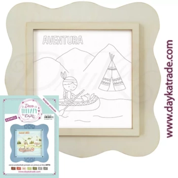 Impressão em tela de clipart indiana Dayka