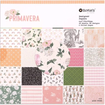 Set Scrapbooking Primavera Rosie's Studio 15x15cm