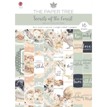 Set de Scrapbooking Backing Papers Secrets of the Forest The Paper Tree 21x29cm

