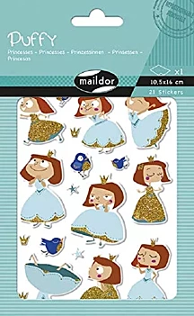 Puffy Stickers Princesas Maildor