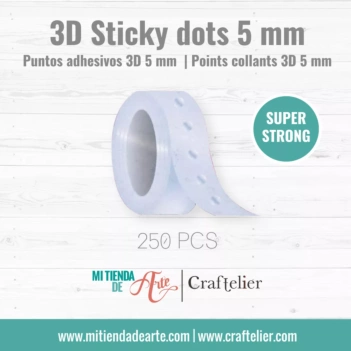 Craftelier 3D Adhesive Dots 5mm