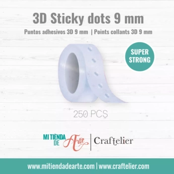 Craftelier 3D Adhesive Dots 9mm