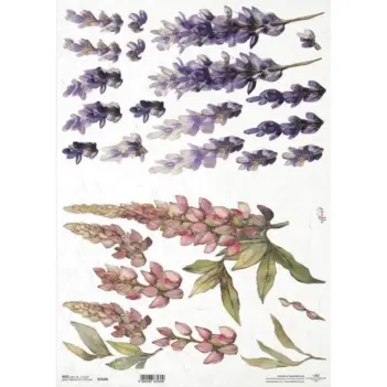 Papier ryżowy Lilas Artis Decor 29x42cm