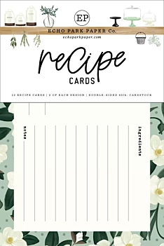 Set de tarjetas para recetas Hello Autumn Echo Park 