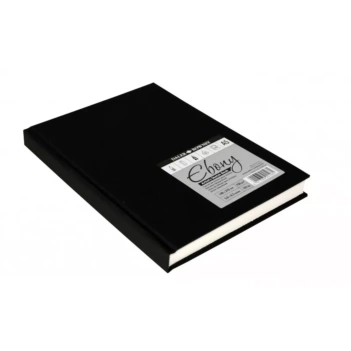 Daler-Rowney A5-Skizzenbuch aus Ebenholz mit schwarzem Einband