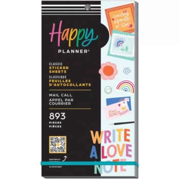 Super Pack Stickers Mail Call Classic Happy Planner