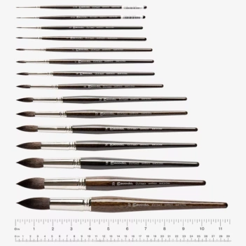 Último 1525 Escoda Pointed Round Brush