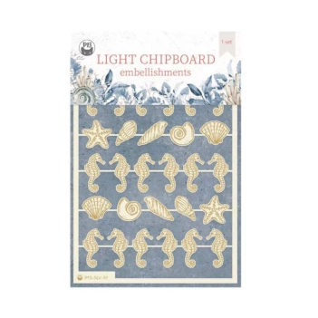 Set Die-Cuts Light Chipboard pequeno Sea la vie P13