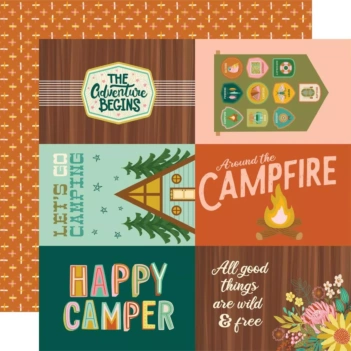 Papier 4"x6" Elements Trail Mix Simple Stories 30x30cm