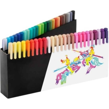 Etui met houder voor 50 Faber-Castell Black Edition-Markers met Penseelpunt