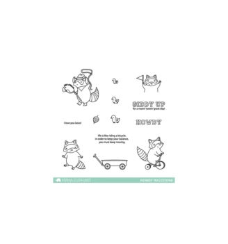 Set de sellos transparentes Rock and Paws Mama Elephant