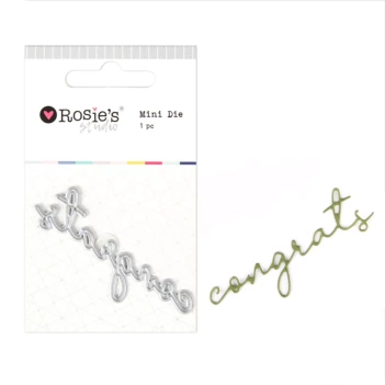 Troquel Mini Congrats Rosie's Studio