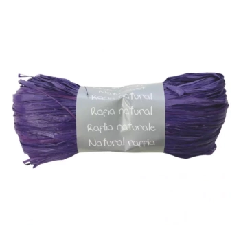 Maildor purple natural raffia skein 50g