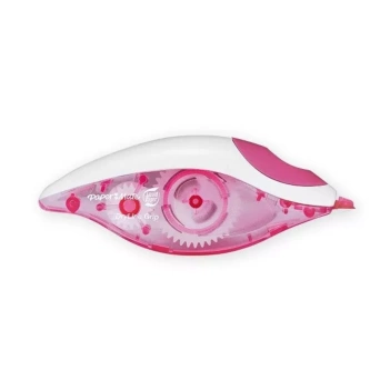 Corrector en Cinta DryLine Grip Rosa Paper Mate 8,5m