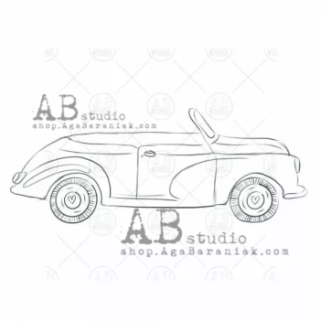Sello de caucho Car AB Studio