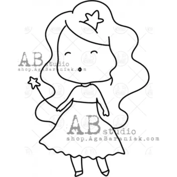 Sello de caucho Fairy #01 AB Studio
