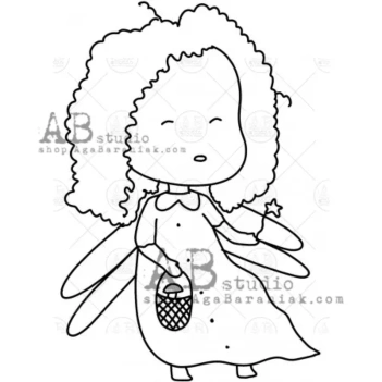 Sello de caucho Fairy #02 AB Studio