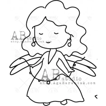 Sello de caucho Fairy #05 AB Studio