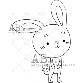 Sello de caucho Happy Hare AB Studio