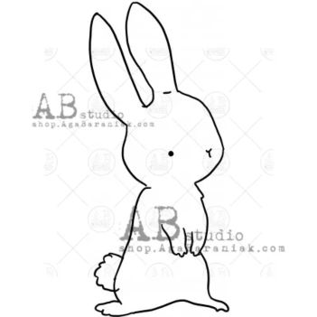 Sello de caucho Hare #01 AB Studio