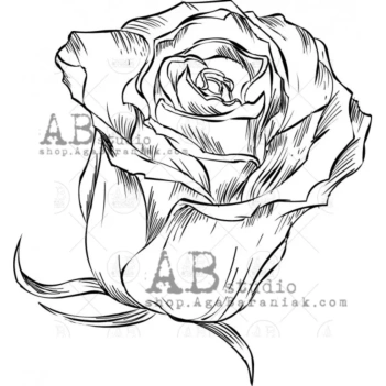 Sello de caucho Small Roses AB Studio