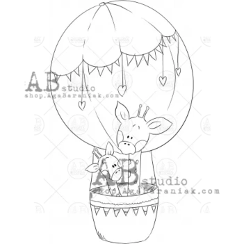 Sello de caucho Ballon AB Studio