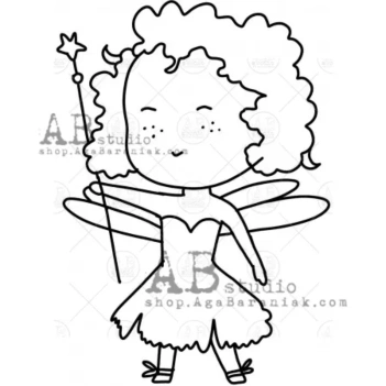 Sello de caucho Fairy #04 AB Studio