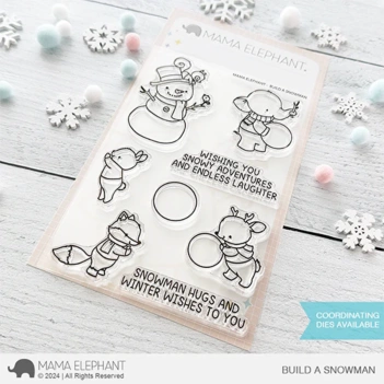 Set de sellos transparentes Decembeer Duo Mama Elephant