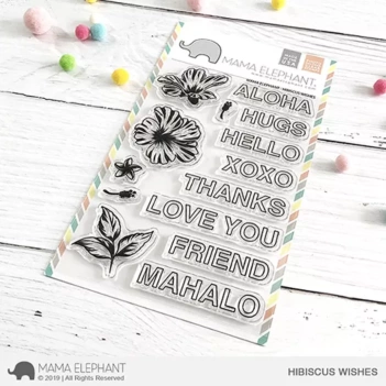Set di timbri trasparenti Hippity Hop Mama Elephant