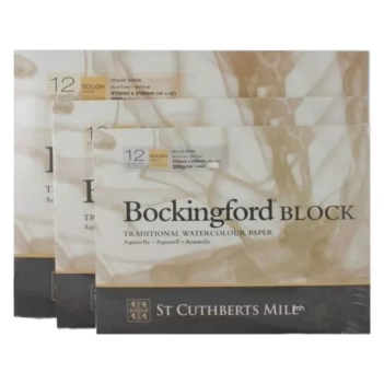 Bockingford-Block 300 g/m² 4-seitig geklebt, grobkörnig St Cuthberts Mill
