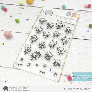 Set de sellos transparentes Little Dog Agenda Mama Elephant