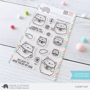Set de sellos transparentes Lucky Cat Mama Elephant

