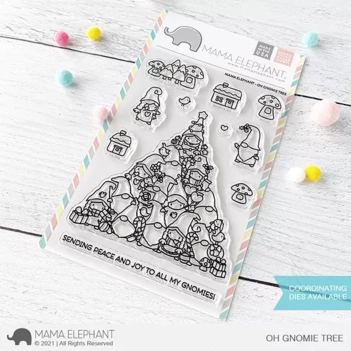 Set de Sellos Transparentes Oh Gnomie Tree Mama Elephant