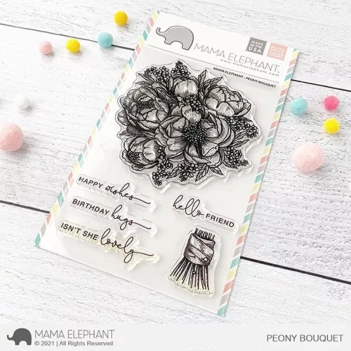Set de Sellos Transparentes Little Witch Agenda Mama Elephant