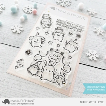 Set de sellos transparentes Sparkle and Shine Mama Elephant