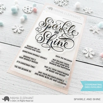 Set de sellos transparentes Yuletide Greetings Mama Elephant