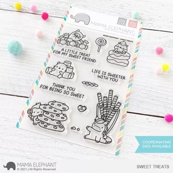 Set di timbri trasparenti Sweet Treats Mama Elephant