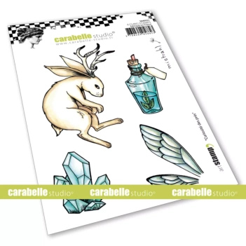 Sello de Caucho Curiosidades de los Prados Carabelle A6