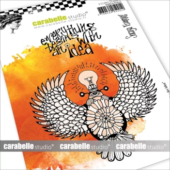 SUPERANGEBOT **40%** Gummistempel Schmetterling: Eine Idee von Carabelle A6