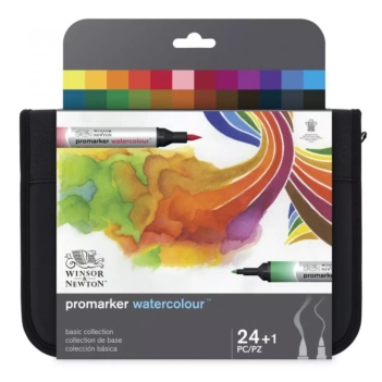 Caisse de 24 marqueurs Promarker Watercolour Basic Collection Winsor & Newton