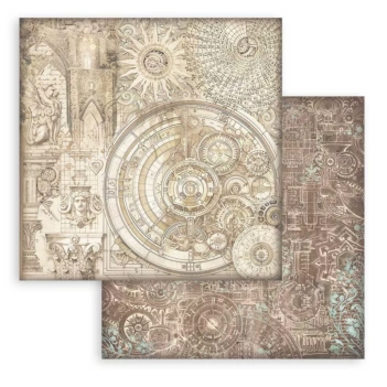 Oker Patroonpapier 2 Sir Vagabond in Fantasy World Stamperia 30x30cm