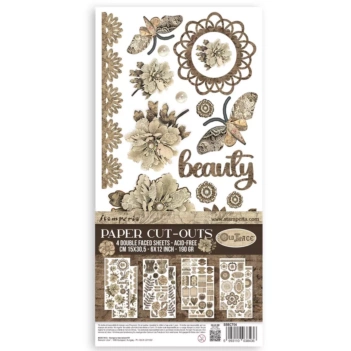 Plantilla de stencil Flores Old Lace Stamperia 15x25cm
