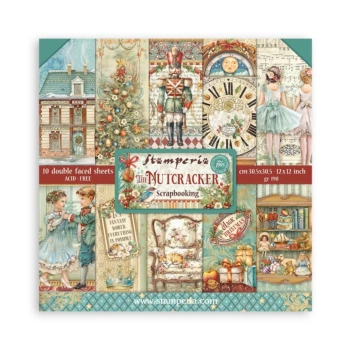 Papel Árbol de Navidad The Nutcracker Stamperia 30x30cm