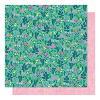 Shimelle Never Grow Up Papierbogen - Flower Meadow 30x30cm
