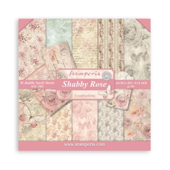 Stamperia Shabby Rose Scrapbookingset 20x20cm