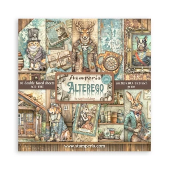 Stamperia Alterego Paper Pad 20x20cm
