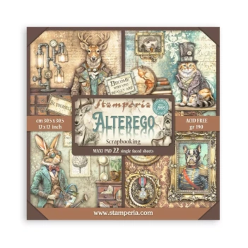 Maxi Set de scrapbooking Alterego Stamperia 20x20cm