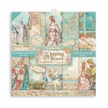 Stamperia Sleeping Beauty Paper Kit 15x15cm