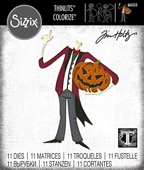 Snijmal Thinlits Pumpkinhead Kleurize Tim Holtz voor Sizzix 665553